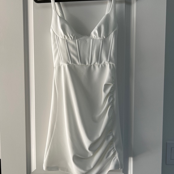 ZARA white corset mini dress XS - Picture 3 of 6
